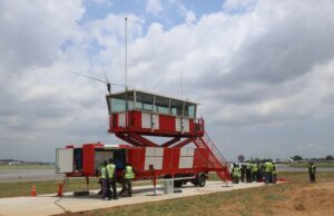 BREAKING: NAMA Deploys Mobile Conn Tower at Lagos Airport